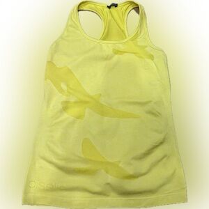 Oiselle Flyte Racerback Tank Top, Yellow, size small, gently worn